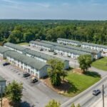 west brook apartments macon ga aerial photo